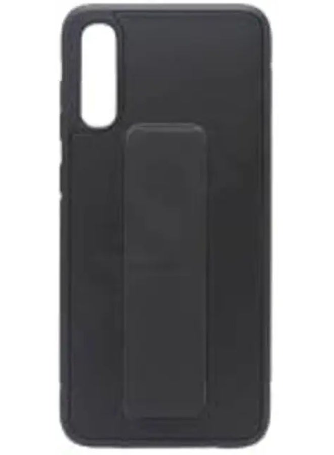 Magnetc Grip Cover  For Samsung Galaxy A70 , Kickstand Slim Shockproof Grip Case, Silcione Protective Cover For Samsung Galaxy A70 - Black